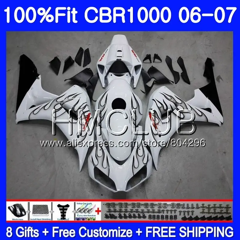 Injection Body For HONDA CBR 1000 RR 06 07 CBR 1000RR 71HM.10 CBR1000RR 06 07 CBR1000 RR 2006 2007 Black flame OEM Fairing kit
Injection Body For HONDA CBR 1000 RR 06 07 CBR 1000RR 71HM.10 CBR1000RR 06 07 CBR1000 RR 2006 2007 Black flame OEM Fairing kit