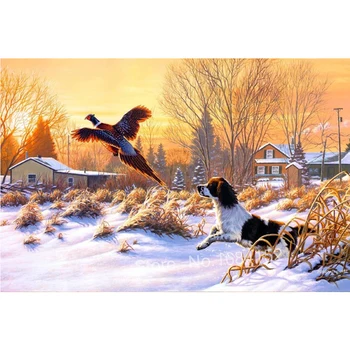 5D Diamond diy Painting Cross Stitch nature winter snow hunting dog,bird Embroidery Mosaic pictures Home Decor art
5D Diamond diy Painting Cross Stitch nature winter snow hunting dog,bird Embroidery Mosaic pictures Home Decor art