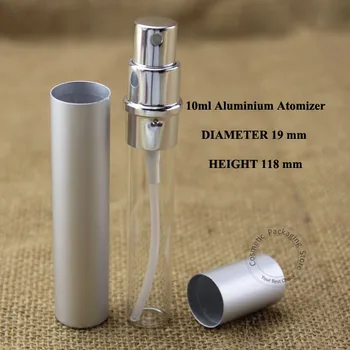 Promotion 50pcs/lot 10ml Silver Aluminium+Glass Perfume Atomizer Spray Bottle Women Cosmetic Container Parfume Pot
Promotion 50pcs/lot 10ml Silver Aluminium+Glass Perfume Atomizer Spray Bottle Women Cosmetic Container Parfume Pot