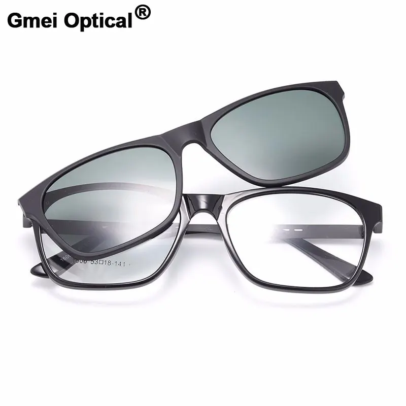 Gmei Optical 1606 Urltra-Light TR90 Eyeglasses Frame with Polarized Clip-on Sunshades for Women and Men Eyewear
Gmei Optical 1606 Urltra-Light TR90 Eyeglasses Frame with Polarized Clip-on Sunshades for Women and Men Eyewear
