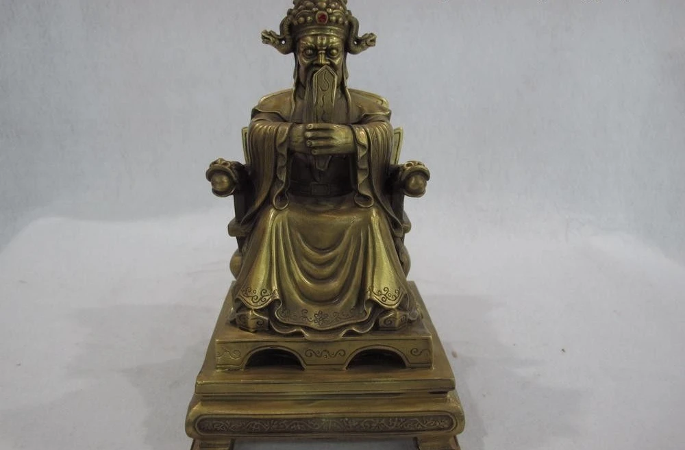 China Brass Copper God Of Rain in mythology Dragon King Long Wang Buddha Statue
China Brass Copper God Of Rain in mythology Dragon King Long Wang Buddha Statue
