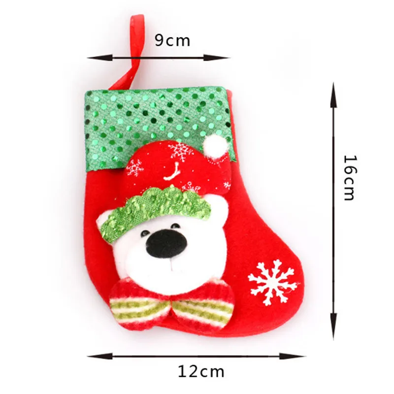 1x NEW Christmas gift bags stockings Christmas decorations for home Santa Bear Elk Snowman Socks Christmas Tree Hanging Ornament
1x NEW Christmas gift bags stockings Christmas decorations for home Santa Bear Elk Snowman Socks Christmas Tree Hanging Ornament