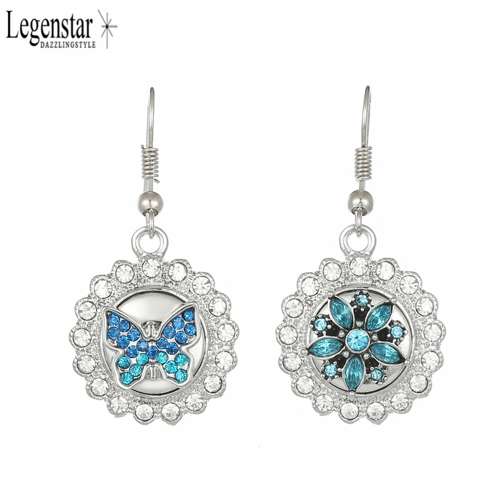 Legenstar Metal Snap Earring Jewelry With Blue Crystal Flower Butterfly Snap Buttons 12MM Snap Earring DIY Jewelry For Women New
Legenstar Metal Snap Earring Jewelry With Blue Crystal Flower Butterfly Snap Buttons 12MM Snap Earring DIY Jewelry For Women New