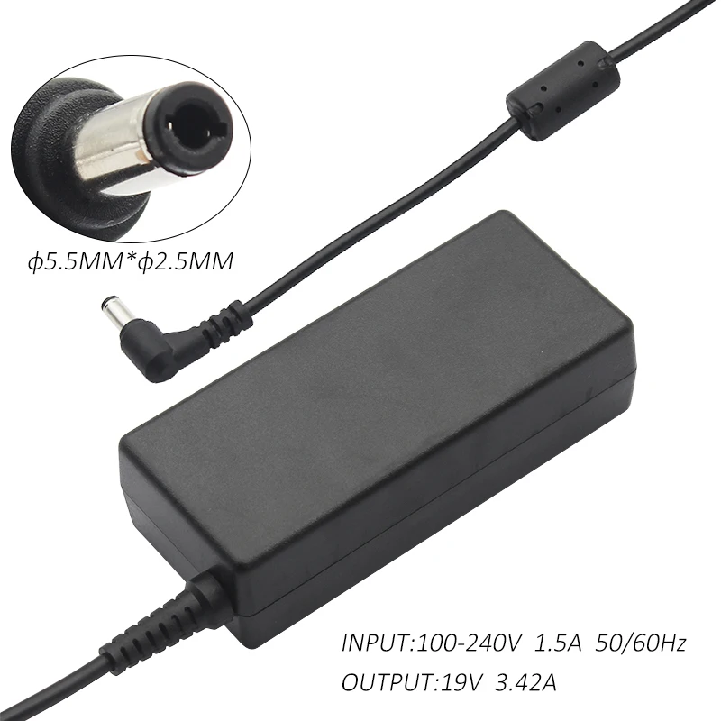 19V 3.42A 65W 5.5*2.5mm AC Adapter Power Charger For Toshiba Satellite Pro A200 A210 A300 A300D A30T-C-111 C650 C650D C660 C70-C
19V 3.42A 65W 5.5*2.5mm AC Adapter Power Charger For Toshiba Satellite Pro A200 A210 A300 A300D A30T-C-111 C650 C650D C660 C70-C