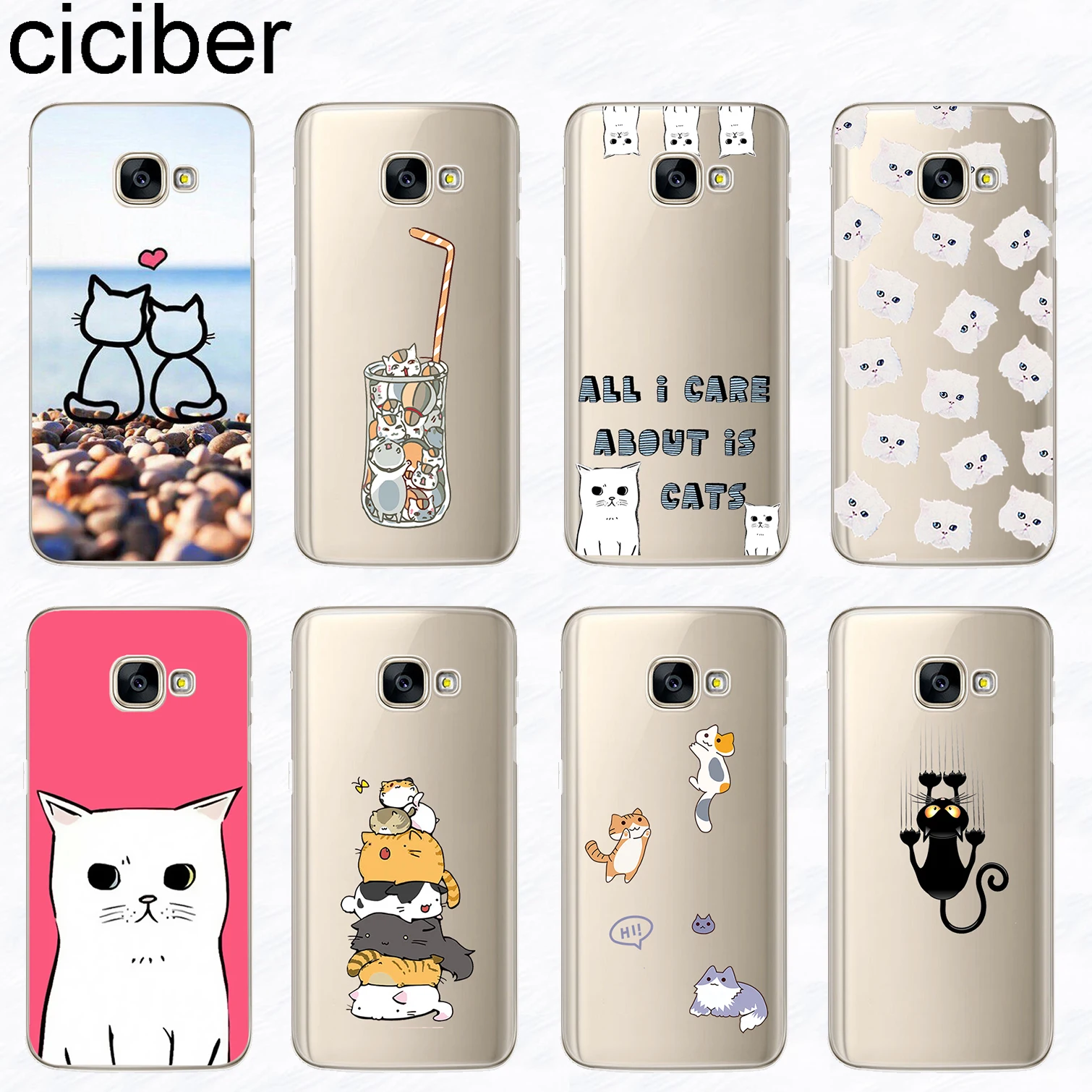 ciciber Phone Case for Samsung Galaxy A8 A9 A6S Plus 2018 PRO A5 2016 A3 A7 2017 Soft Silicone Cartoon Cat Kitten Cover Funda
ciciber Phone Case for Samsung Galaxy A8 A9 A6S Plus 2018 PRO A5 2016 A3 A7 2017 Soft Silicone Cartoon Cat Kitten Cover Funda