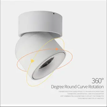 SNYKA Led Surface Mounted Ceiling Dimmable Downlight Adjustable 90 degrees Spot light for indoor Foyer,Living Room AC110-240VV 
SNYKA Led Surface Mounted Ceiling Dimmable Downlight Adjustable 90 degrees Spot light for indoor Foyer,Living Room AC110-240VV