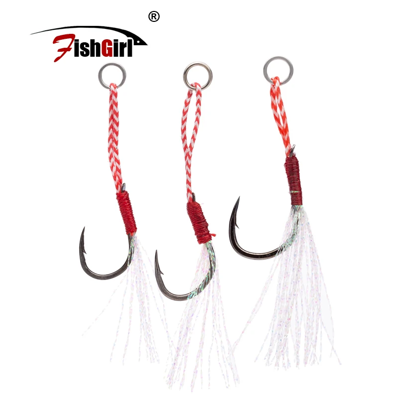 fishgirl 3pcs/pack Sea Fishing Hook Pesca Saltwater Steel JIGGING Hooks Assist Hook Overweight Hook Boat Jig Bait Fishing H30
fishgirl 3pcs/pack Sea Fishing Hook Pesca Saltwater Steel JIGGING Hooks Assist Hook Overweight Hook Boat Jig Bait Fishing H30