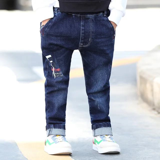 Baby boys jeans pants spring autumn kids boy toddler fall Elastic Letter cotton Blue denim trousers 2T 3 4 5 6 7 8Y Kids clothes
Baby boys jeans pants spring autumn kids boy toddler fall Elastic Letter cotton Blue denim trousers 2T 3 4 5 6 7 8Y Kids clothes
