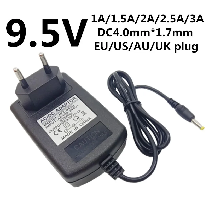 DC 9.5V 1A 1.5A 2A 2.5A 3A AC Power Adapter Power Supply For Casio Keyboard Pianos CTK-245 D-E95100L ADE95100L DC 4.0mm*1.7mm
DC 9.5V 1A 1.5A 2A 2.5A 3A AC Power Adapter Power Supply For Casio Keyboard Pianos CTK-245 D-E95100L ADE95100L DC 4.0mm*1.7mm