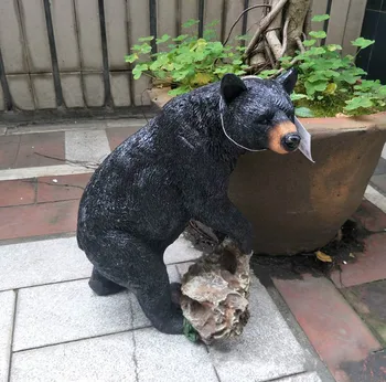 Animal Decoration Black Bear Statue Feng Shui Furnishings Resin Crafts Home Garden Decoration Holiday Gift Majestic
Animal Decoration Black Bear Statue Feng Shui Furnishings Resin Crafts Home Garden Decoration Holiday Gift Majestic