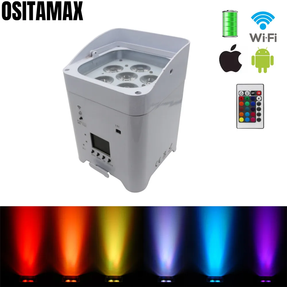 OSITAMAX-A диджей S4 свобода Hex-6x18W заряда батареи может Свадьба светильник умный свет