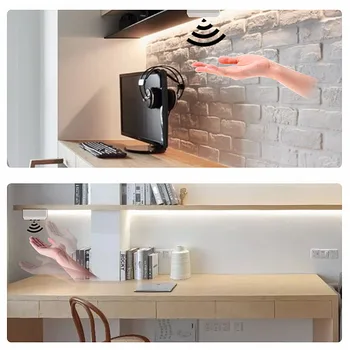 Led Closet Light Home Lighting for Under Kitchen Cabinet Wardrobe Light Hand Wave Activated Dimmable LED Strip for Corridor Lamp
Led Closet Light Home Lighting for Under Kitchen Cabinet Wardrobe Light Hand Wave Activated Dimmable LED Strip for Corridor Lamp