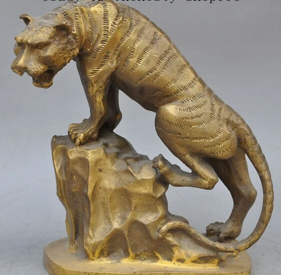 825++7"chinese fengshui brass Lucky Uphill ferocity Tiger Auspicious animal Statue
825++7"chinese fengshui brass Lucky Uphill ferocity Tiger Auspicious animal Statue