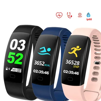 Fitness Bracelet Smart Men Woman Color Screen Smart Band Blood Pressure Heart Rate Monitor Bracelet for Android Phone IOS 2020
Fitness Bracelet Smart Men Woman Color Screen Smart Band Blood Pressure Heart Rate Monitor Bracelet for Android Phone IOS 2020
