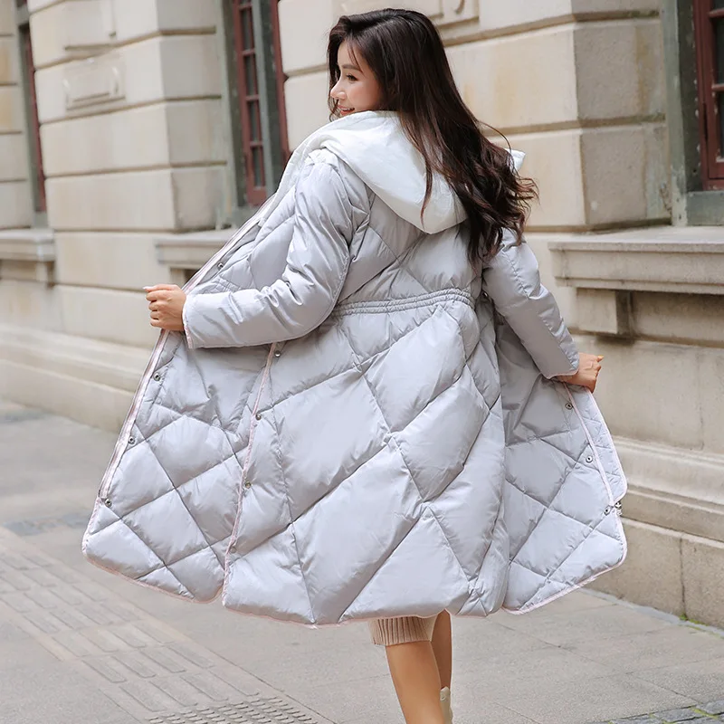 Double-faced 2019 New Hooded Down Jacket Women Long Section Loose Thick White Duck Down Jacket Women
Double-faced 2019 New Hooded Down Jacket Women Long Section Loose Thick White Duck Down Jacket Women