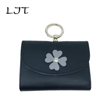 LJT Women Short Wallets PU Leather Female Cute Flower Small Fresh Folding Purses Multi-function Ring Card Holder carteira Sac
LJT Women Short Wallets PU Leather Female Cute Flower Small Fresh Folding Purses Multi-function Ring Card Holder carteira Sac