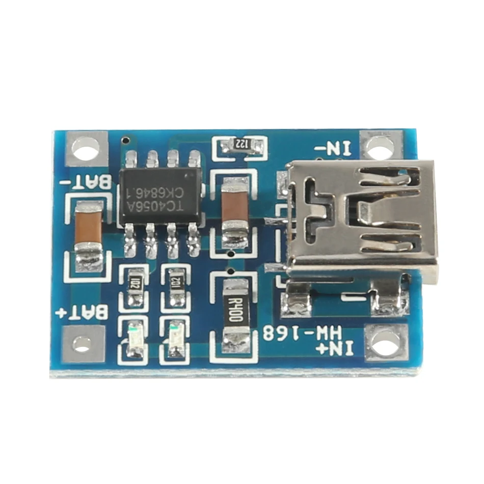 3Pcs 5Pcs MINI USB 5V 1A TP4056 Lithium Battery Charger Module Charging Board With Protection Dual Functions 1A Li-ion TC4056
3Pcs 5Pcs MINI USB 5V 1A TP4056 Lithium Battery Charger Module Charging Board With Protection Dual Functions 1A Li-ion TC4056