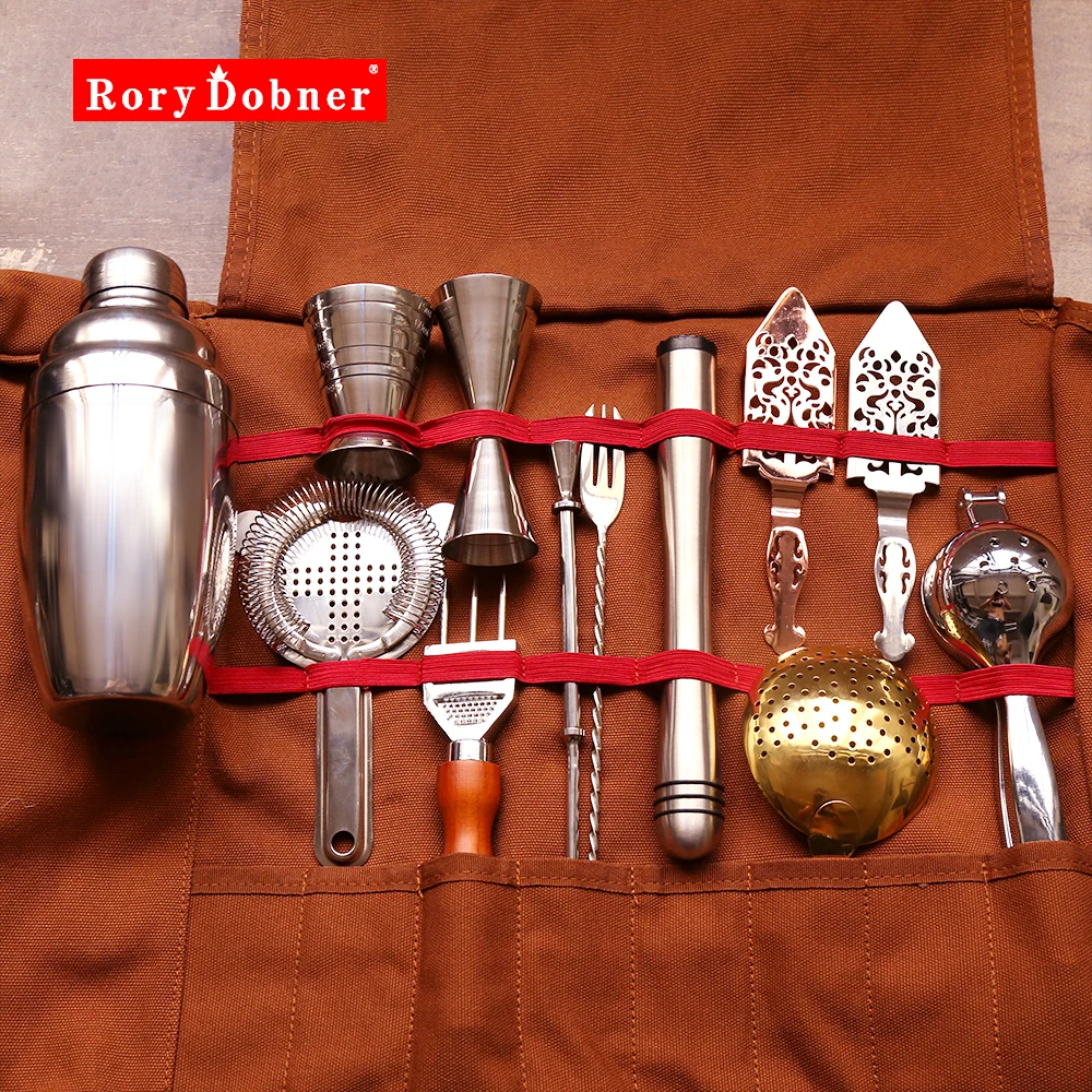 Bartender Tool Set Equipment Whisky Shaker Wine Bartender Kit Leather Bar Cocktail Kit Bartender Tool Kit Portable Wine Bag G607
Bartender Tool Set Equipment Whisky Shaker Wine Bartender Kit Leather Bar Cocktail Kit Bartender Tool Kit Portable Wine Bag G607