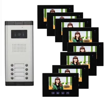 XinSiL Top selling -7"color video door phone with touch key screen for 8-apartments , HD Waterproof camera,night vision 1 to 8
XinSiL Top selling -7"color video door phone with touch key screen for 8-apartments , HD Waterproof camera,night vision 1 to 8