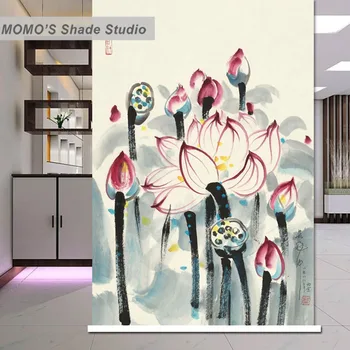 MOMO Blackout Lotus Fish Window Curtains Roller Shades Blinds Thermal Insulated Fabric Custom Size,Alice 443
MOMO Blackout Lotus Fish Window Curtains Roller Shades Blinds Thermal Insulated Fabric Custom Size,Alice 443