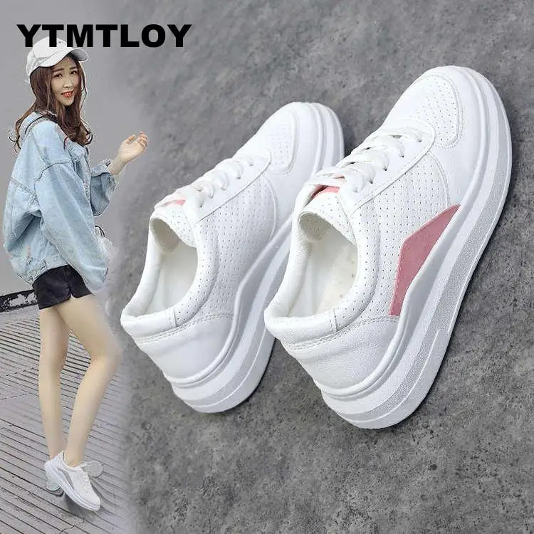 New Designer Wedges White Shoes Female Platform Sneakers Women Tenis Feminino Casual Woman Summer Zapatos De Mujer 2019
New Designer Wedges White Shoes Female Platform Sneakers Women Tenis Feminino Casual Woman Summer Zapatos De Mujer 2019