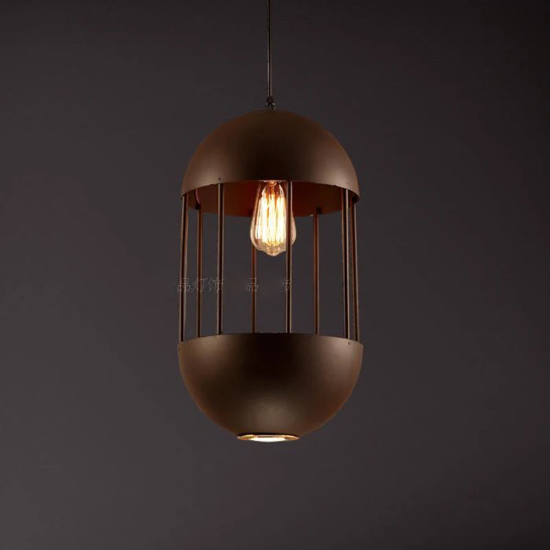 Loft industrial wind iron cage pendant light bar originality personality retro lighting living room pendant lamps ya72933
Loft industrial wind iron cage pendant light bar originality personality retro lighting living room pendant lamps ya72933