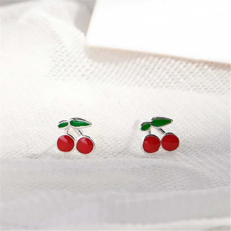 925 Sterling Silver Cut Cherry Stud Earrings For Women Grils Wedding Gift Female pendientes mujer moda eh591
925 Sterling Silver Cut Cherry Stud Earrings For Women Grils Wedding Gift Female pendientes mujer moda eh591