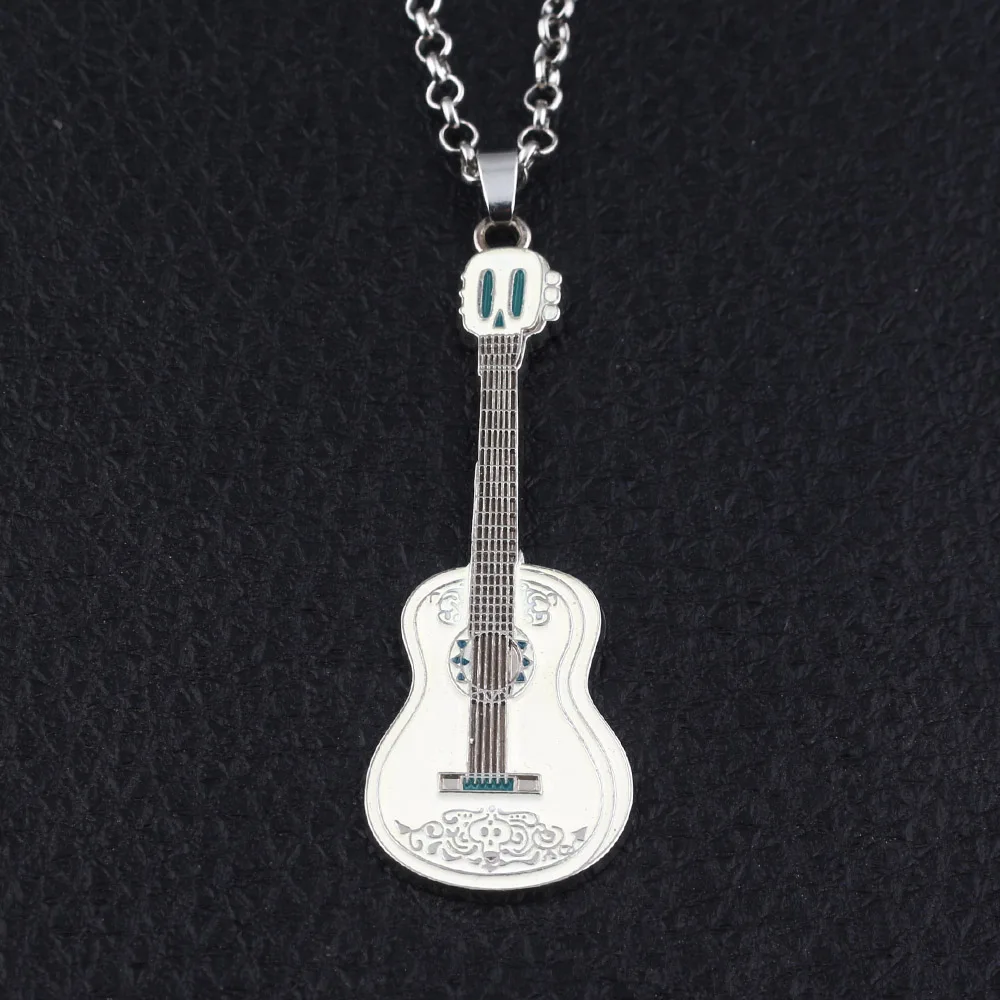 Movie Coco Pixar Necklace White Guitar Pendant Necklaces High Quality Alloy Cut Dog Model for Women men kids Gift Drop Shipping
Movie Coco Pixar Necklace White Guitar Pendant Necklaces High Quality Alloy Cut Dog Model for Women men kids Gift Drop Shipping