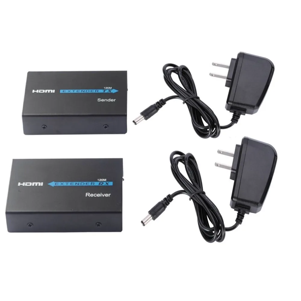 120M HDMI Extender IR over Cat5/Cat6 Rj45 LAN Ethernet Cable Support 1080p HDMI Transmitter Receiver TX RX
120M HDMI Extender IR over Cat5/Cat6 Rj45 LAN Ethernet Cable Support 1080p HDMI Transmitter Receiver TX RX
