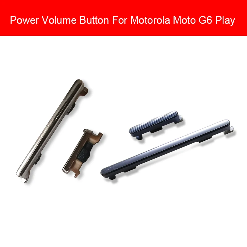 1 Set Volume + Power Side Buttons For Motorola Moto G6 Play Power Volume Control Switch Side Keypad Cell Phone Replacement Parts
1 Set Volume + Power Side Buttons For Motorola Moto G6 Play Power Volume Control Switch Side Keypad Cell Phone Replacement Parts