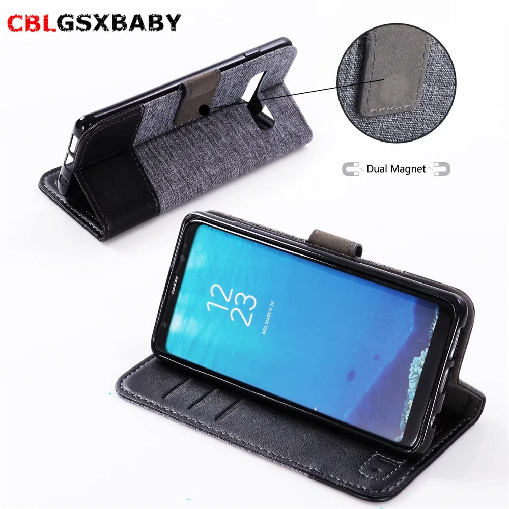 Dual Color Flip Leather Phone Bag Case for Samsung S10 S9 S8 Plus S7 Card Slots + Stand Case Holster for Samsung Note 9 8 case
Dual Color Flip Leather Phone Bag Case for Samsung S10 S9 S8 Plus S7 Card Slots + Stand Case Holster for Samsung Note 9 8 case