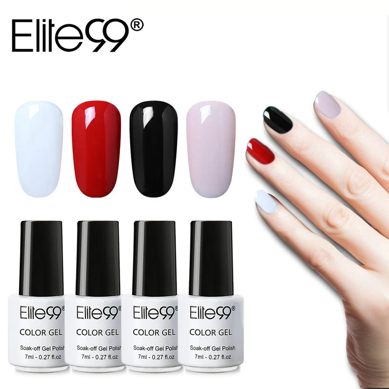 Elite99 4 pieces/Lot 7ml UV Pure Color Series Gel Nail Polish Nail Gel Polish Vernis Semi Permanent Nail Primer Gel Varnishes
Elite99 4 pieces/Lot 7ml UV Pure Color Series Gel Nail Polish Nail Gel Polish Vernis Semi Permanent Nail Primer Gel Varnishes