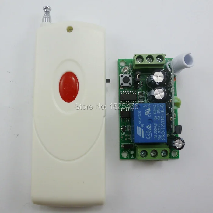 AK029*1+AK013*1 DC 12V 433Mhz Large Power Transmitter & Relay Receiver RF ASK OOK Wireless Remote Control Switch
AK029*1+AK013*1 DC 12V 433Mhz Large Power Transmitter & Relay Receiver RF ASK OOK Wireless Remote Control Switch