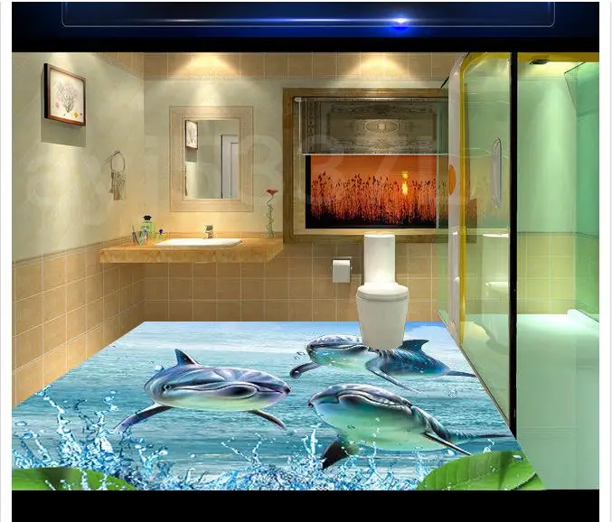 3D pvc floor painting custom mural wallpaper 2015 Only beautiful ocean spray dolphins 3 d blue sea floor beauty room decoration
3D pvc floor painting custom mural wallpaper 2015 Only beautiful ocean spray dolphins 3 d blue sea floor beauty room decoration