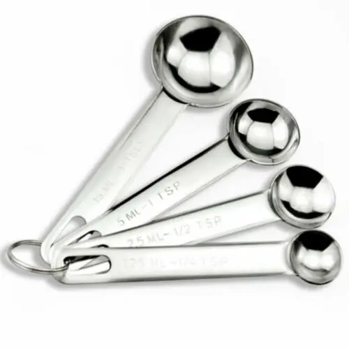 4pcs Measuring Spoons Set Stainless Steel Tea Coffee Baking Cooking Kitchen Tool
4pcs Measuring Spoons Set Stainless Steel Tea Coffee Baking Cooking Kitchen Tool