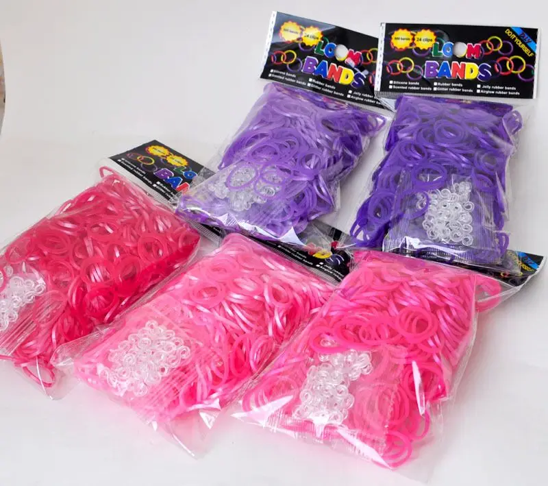 Pearl-colored metallic rubber band loom bands rainbow weave bracelet Crafts DIY toys
Pearl-colored metallic rubber band loom bands rainbow weave bracelet Crafts DIY toys