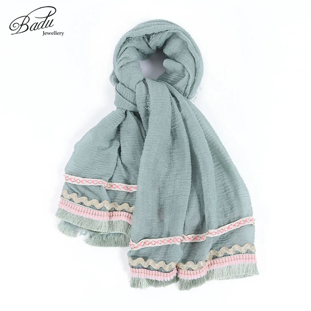 Badu Cotton Blends Linen Scarf Shawls Holiday Travel Bohemian Shawls Four Seasons Women Fashion Accessories Dropshipping
Badu Cotton Blends Linen Scarf Shawls Holiday Travel Bohemian Shawls Four Seasons Women Fashion Accessories Dropshipping