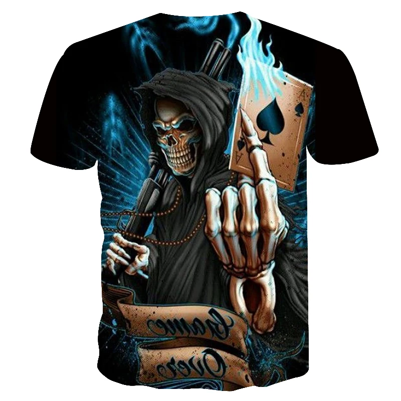 2018 NEW 3d skull poker funny t shirts Men HOT Brand Mens Casual 3D Printed T shirt Men Clothes tshirt summer top US SIZE
2018 NEW 3d skull poker funny t shirts Men HOT Brand Mens Casual 3D Printed T shirt Men Clothes tshirt summer top US SIZE