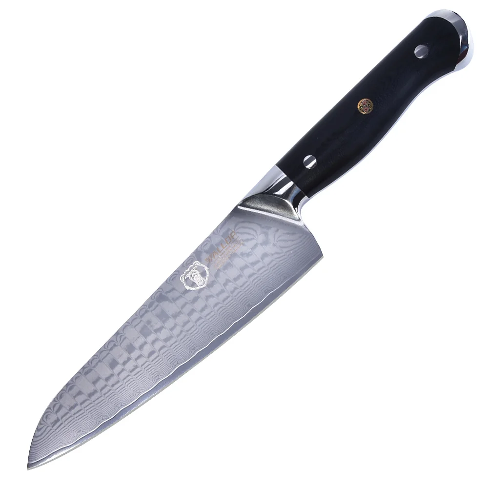 Wallop Santoku Kitchen Stainless Steel Japanese Style damascus Chef Knife 7.5 inch Meat Fruit Vegetable Knives Cleaver cutter
Wallop Santoku Kitchen Stainless Steel Japanese Style damascus Chef Knife 7.5 inch Meat Fruit Vegetable Knives Cleaver cutter