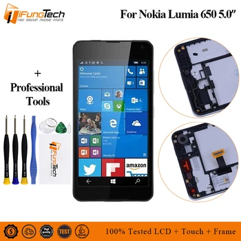 New LCD For Nokia Lumia 650 RM-1152 RM-1154 RM-1109 RM-1113 LCD Display Touch Screen Digitizer Assembly Frame Replacement Parts
New LCD For Nokia Lumia 650 RM-1152 RM-1154 RM-1109 RM-1113 LCD Display Touch Screen Digitizer Assembly Frame Replacement Parts