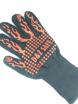 Heat Resistant BBQ Gloves Oven Mitts Grilling Cooking Gloves 932F Kitchen Safety Flame Resistant For Cooking Gloves 
Heat Resistant BBQ Gloves Oven Mitts Grilling Cooking Gloves 932F Kitchen Safety Flame Resistant For Cooking Gloves