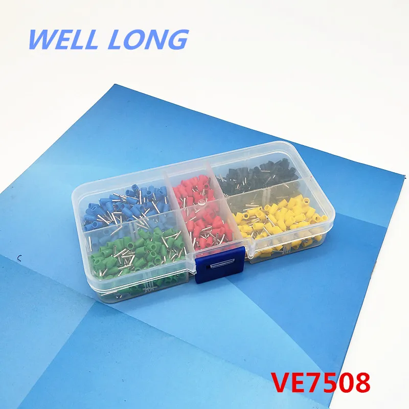 500pcs/lot Bootlace cooper Ferrules kit set Wire Copper Crimp Connector Insulated Cord Pin End Terminal VE7508.
500pcs/lot Bootlace cooper Ferrules kit set Wire Copper Crimp Connector Insulated Cord Pin End Terminal VE7508.
