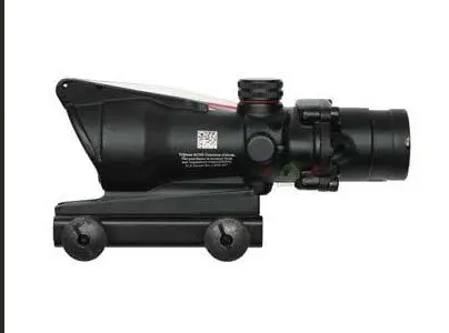 ACOG 4x32 Tactical Riflescope Optics Hunting Rifle Scope (Red Real Fiber) with Markings
ACOG 4x32 Tactical Riflescope Optics Hunting Rifle Scope (Red Real Fiber) with Markings