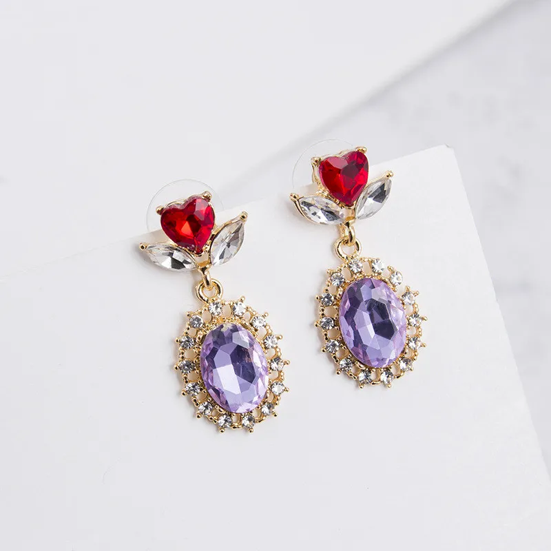 Dominated new 2019 contracted Vintage style personality Crystal leaves heart Drop earrings joker Jewelry Women temperament
Dominated new 2019 contracted Vintage style personality Crystal leaves heart Drop earrings joker Jewelry Women temperament