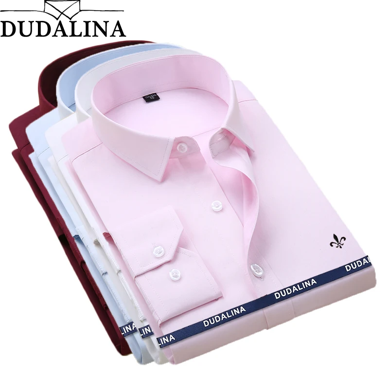 Dudalina 2019 Summer Autumn Male Clothes Slim Fit Men Long Sleeve Shirt Men Solid Casual Men Shirt Social Plus Size M-5XL
Dudalina 2019 Summer Autumn Male Clothes Slim Fit Men Long Sleeve Shirt Men Solid Casual Men Shirt Social Plus Size M-5XL
