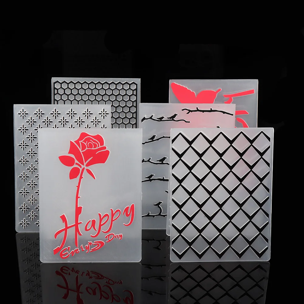 1PC Brand New DIY Transparent Plastic Embossing Stencils Folder Template Molds Scrapbooking Paper Crafts Cards Decor Gifts
1PC Brand New DIY Transparent Plastic Embossing Stencils Folder Template Molds Scrapbooking Paper Crafts Cards Decor Gifts