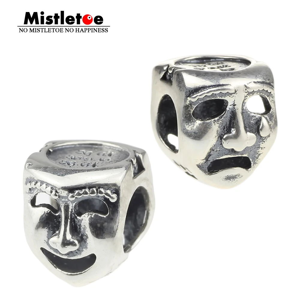 Authentic 925 Sterling Silver Crying and smiling face Mask Charm Bead Fit European Bracelet Jewelry
Authentic 925 Sterling Silver Crying and smiling face Mask Charm Bead Fit European Bracelet Jewelry