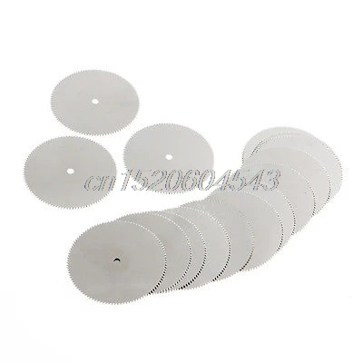 20Pcs/Set 32mm Steel Wood Cutting Wheel Saw Blade Disc Dremel Rotary Tool Craft R06 Drop Ship