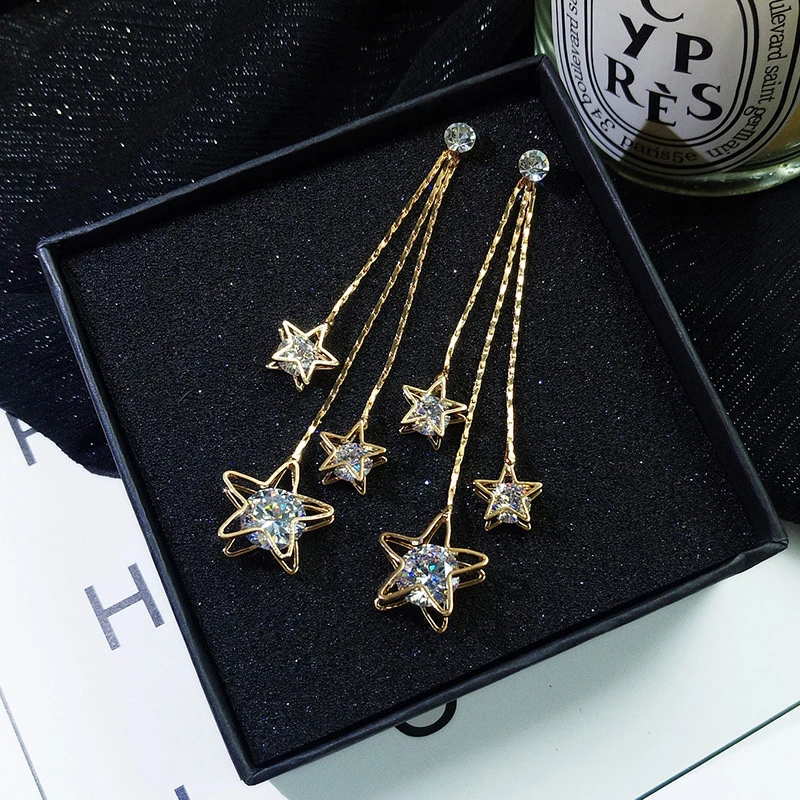 Yobest Wholesale High Quality Zricon silver plated Triple Hollow Star Earrings for Women best gift jewelry
Yobest Wholesale High Quality Zricon silver plated Triple Hollow Star Earrings for Women best gift jewelry