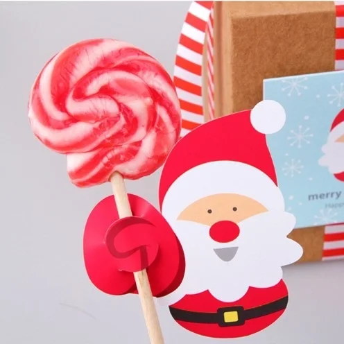 new 25pcs lollipop cover Santa Claus design children birthday wedding candy decorate holiday Christmas gift packaging
new 25pcs lollipop cover Santa Claus design children birthday wedding candy decorate holiday Christmas gift packaging